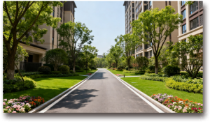 Greening of community environment